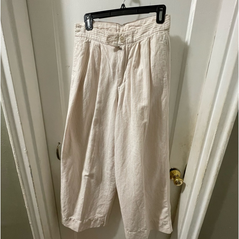 Gap size 6 striped khakis.
